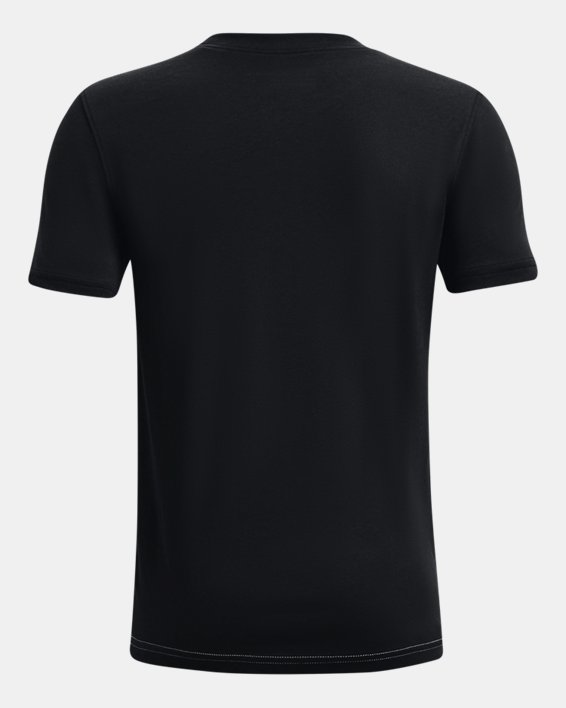 Boys' UA Cotton T-Shirt, Black, pdpMainDesktop image number 1